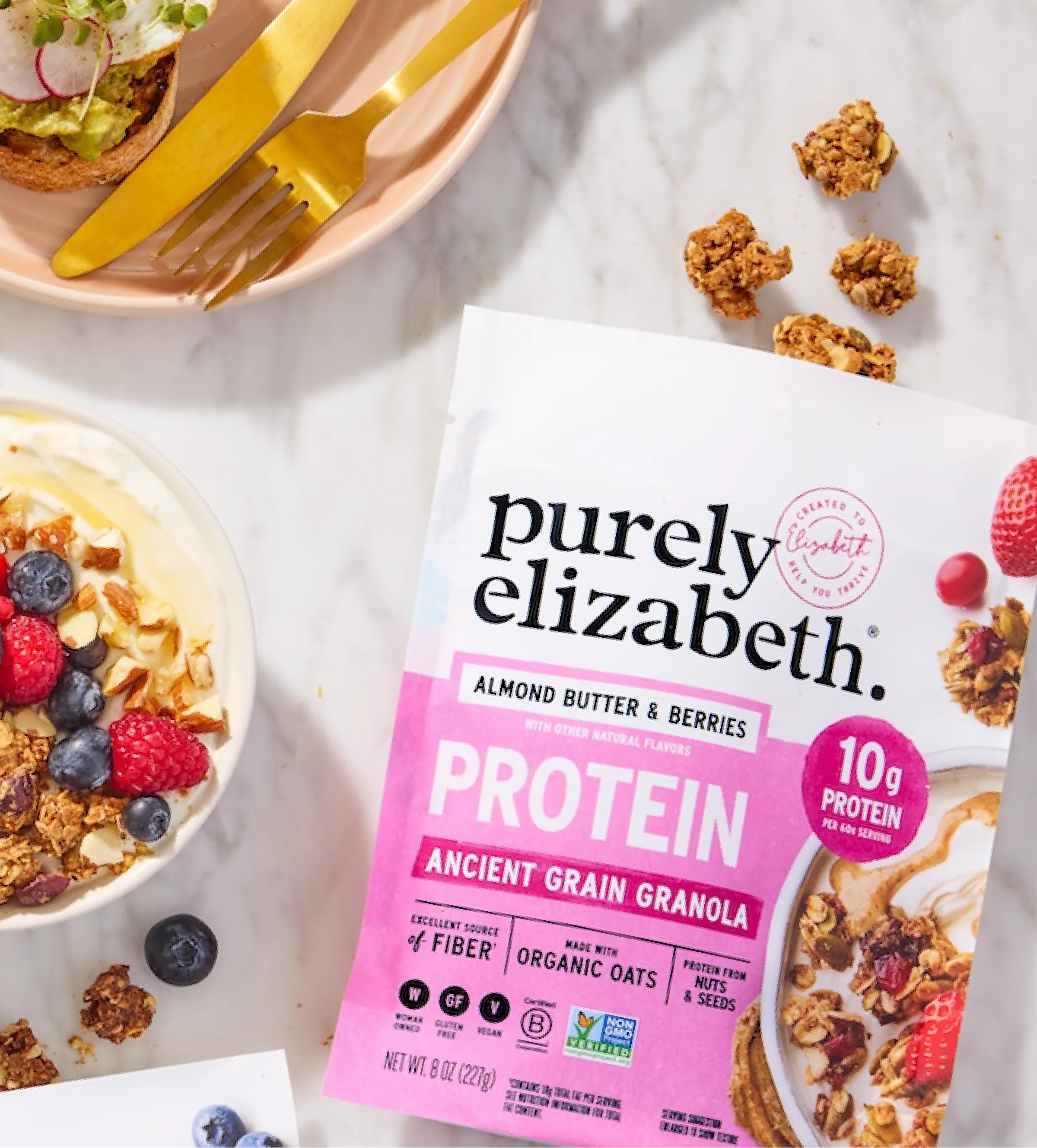 Almond Butter & Berries Protein Granola - Image 4