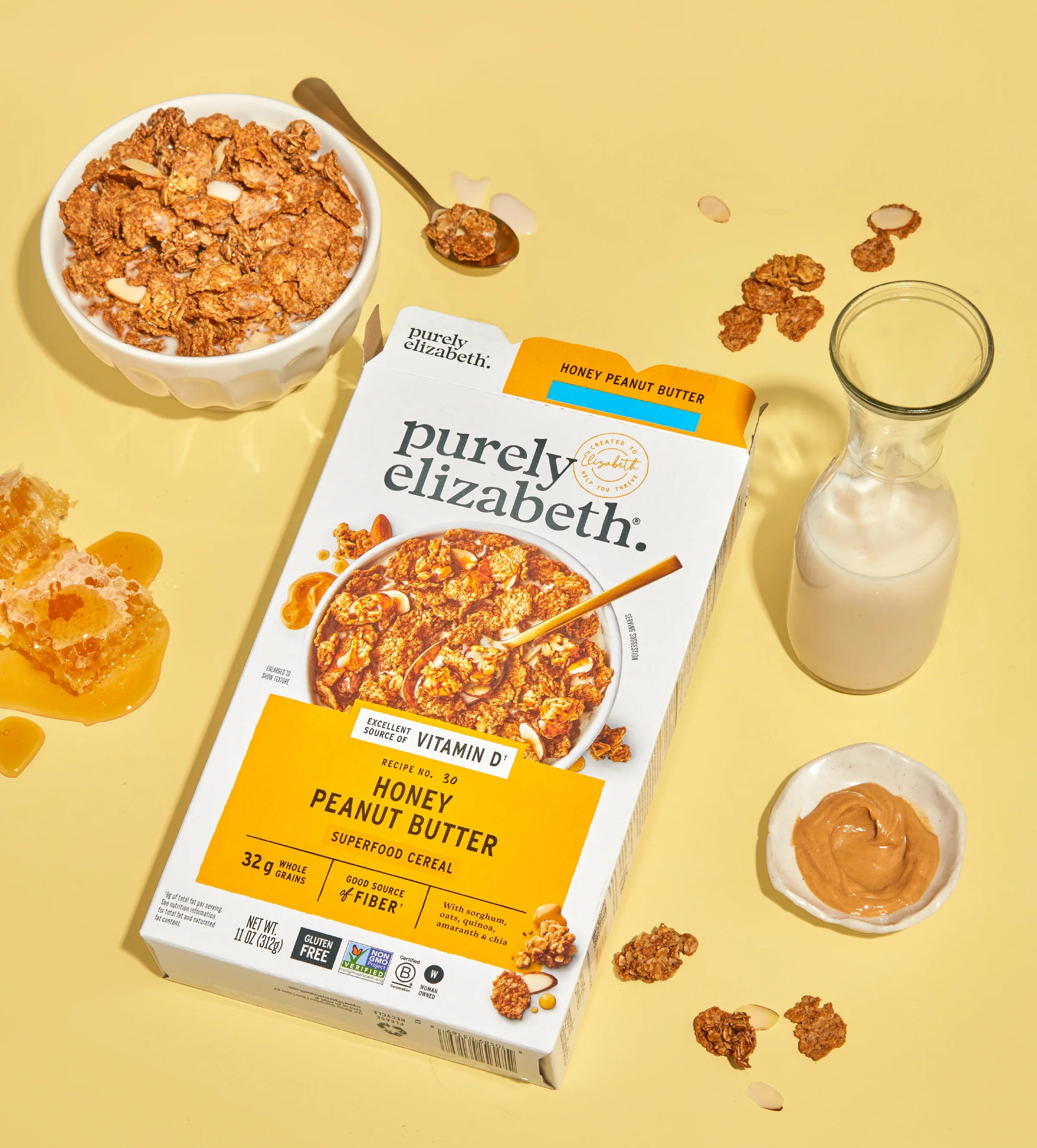 Honey Peanut Butter Superfood Cereal with Vitamin D - Image 3