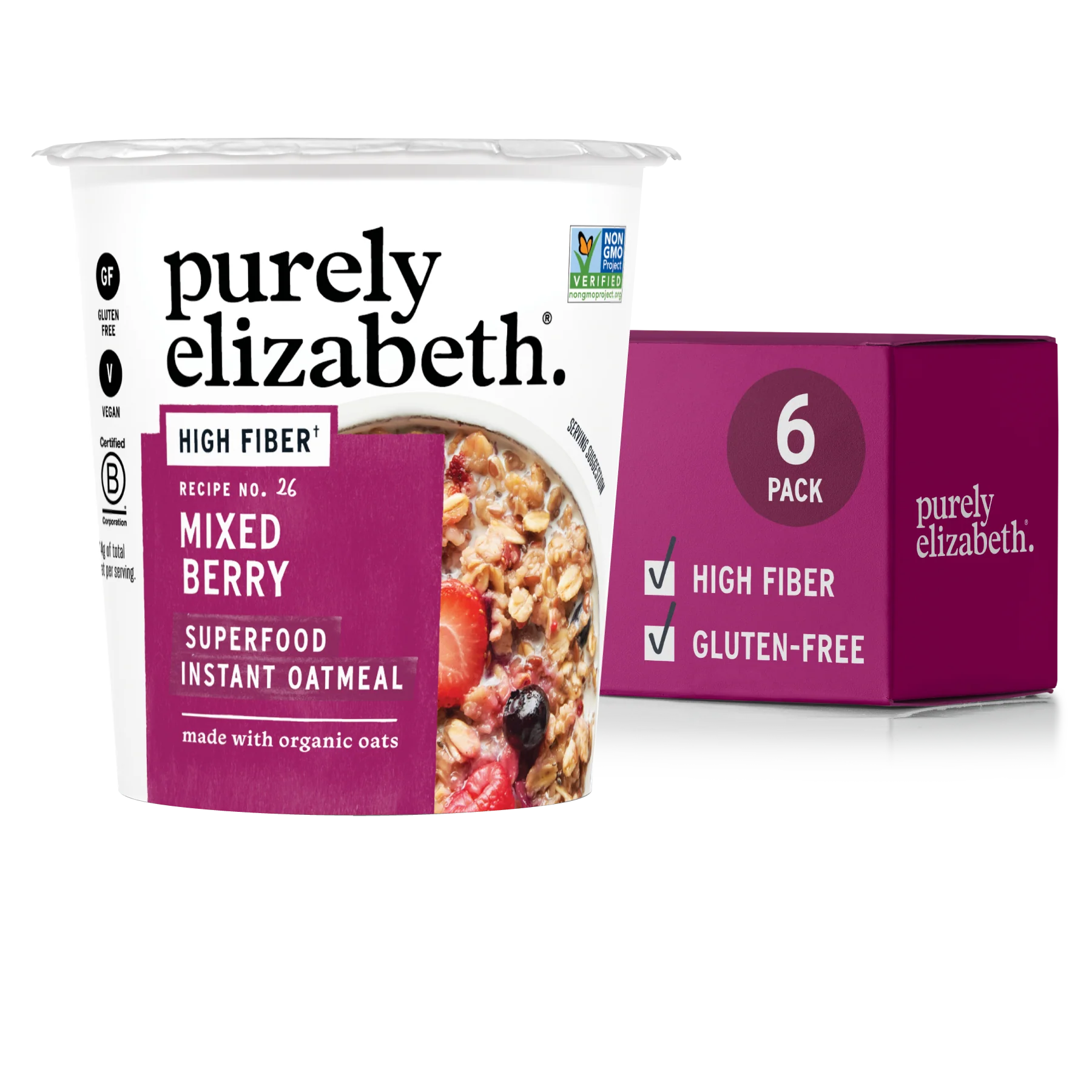 Mixed Berry Superfood Oat Cup with Prebiotic Fiber - Image 5